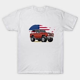 Bronco USA Print T-Shirt